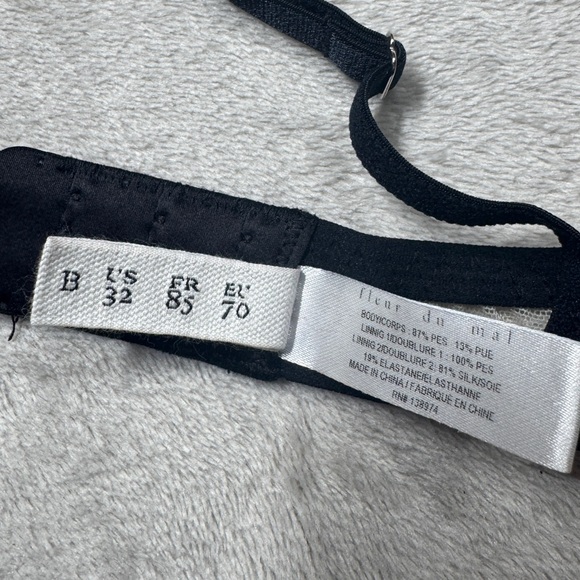 Fleur du Mal Pink and Black Lace Bra - Picture 15 of 15